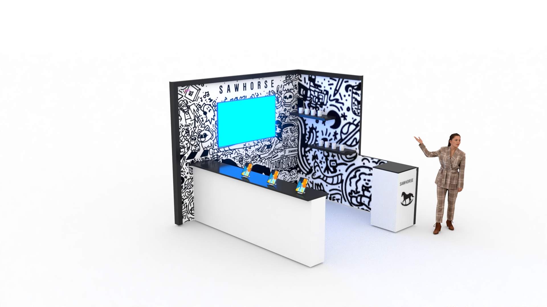 10x10 Las Vegas Trade show booth rentals